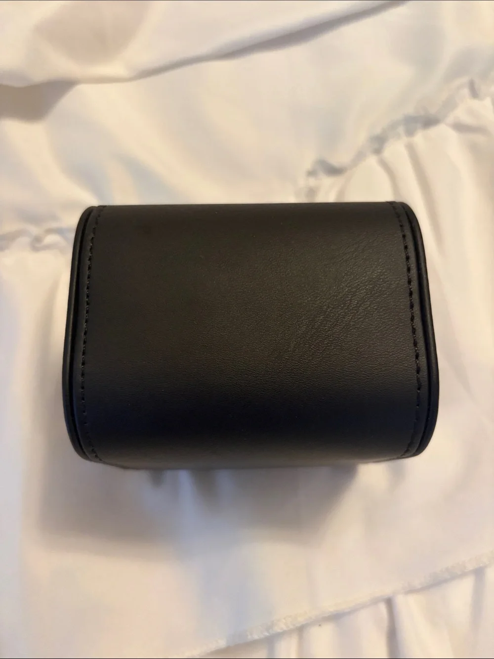 IWC Black Leather Travel Watch Case